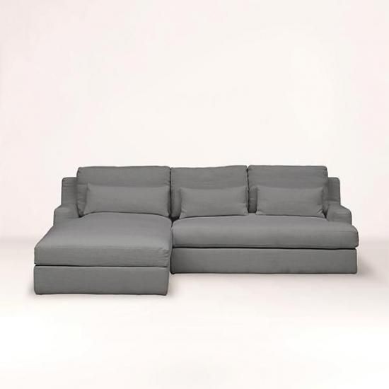 HALOPANAMA CHAISE LOUNGE SOFA /GRAY LHF