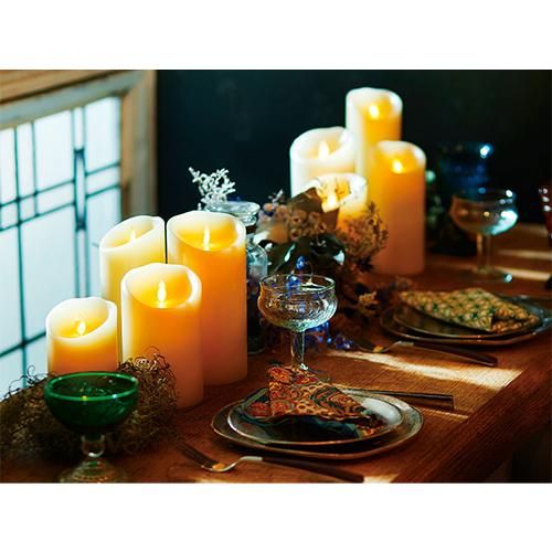 ASPLUND アスプルンド　LEDキャンドルライト SELECT】 LUMINARA PILLAR 3.5×7 / LED キャンドル - SHOP