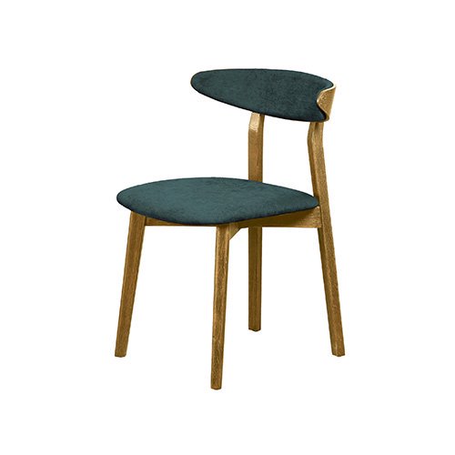 SQUARE ROOTSBOMA CHAIR SMOKED OAK / NAVY FABRIC