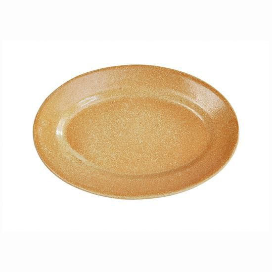 Homeland】信楽焼 オーバル皿 24cm / 緋色 - SHOP ASPLUND ebisu