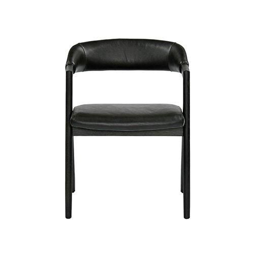 SQUARE ROOTS】LANNA CHAIR EBONISED OAK/BLACK LEATHER - SHOP SQUARE ROOTS】LANNA CHAIR EBONISED OAK/BLACK LEATHER - SHOP
