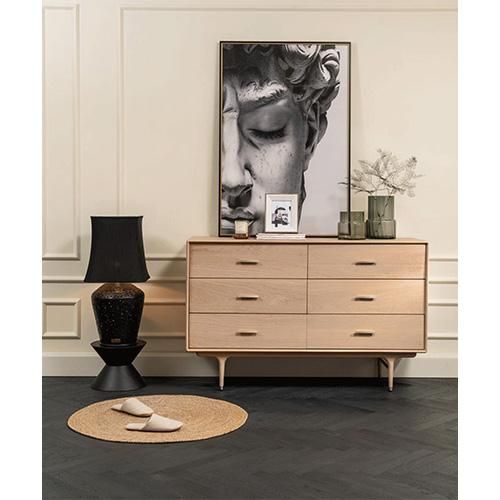 XANDER DESIGNS】JULIE LOW CHEST/WHITE OAK - SHOP ASPLUND