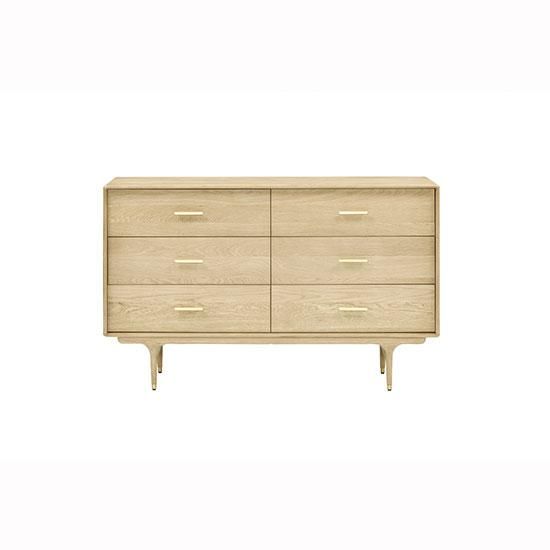 XANDER DESIGNSJULIE LOW CHEST/WHITE OAK