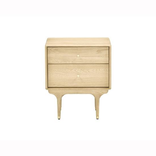 XANDER DESIGNSJULIE BED SIDE TABLE/WHITE OAK