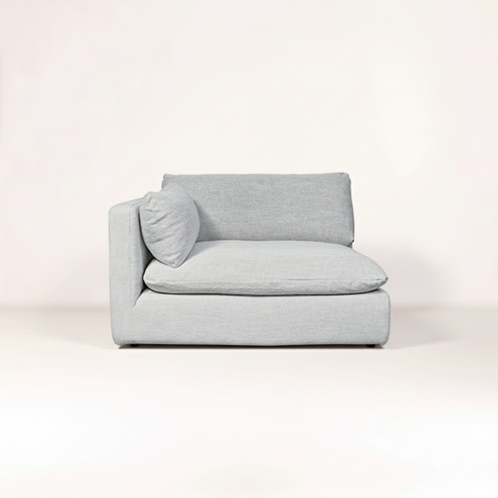 HALO LA JOLA LHF SECTIONAL CORNER SOFA/SAND LINEN GRAY