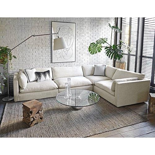 HALO】 LA JOLA RHF SECTIONAL CORNER SOFA/SAND LINEN FLAX HALO】 LA JOLA RHF SECTIONAL CORNER SOFA/SAND LINEN FLAX