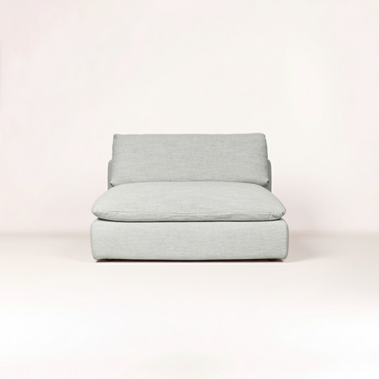 HALO LA JOLA SECTIONAL 1P SOFA/SAND LINEN GRAY