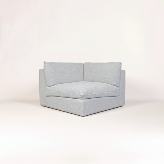HALO LA JOLA SECTIONAL CORNER SOFA/SAND LINEN GRAY
