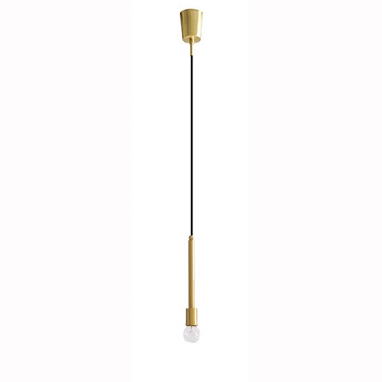 【LIGHTING COLLECTION】BRASS PILLAR 1 PENDANT LAMP