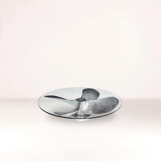 HALO-t Junk Art Propeller Round Coffee Table SMALL