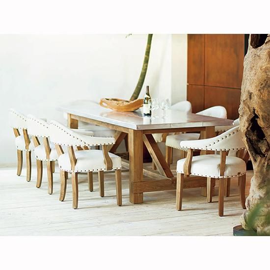 HALO-t】BOSTON DINING TABLE 2400/WEATHERED OAK WITH AERO HALO-t】BOSTON DINING TABLE 2400/WEATHERED OAK WITH AERO