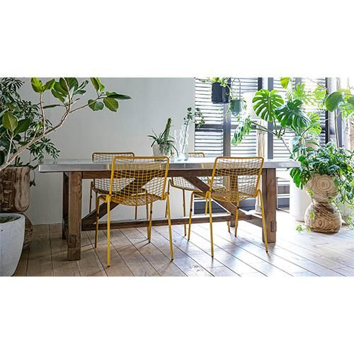 HALO-t】BOSTON DINING TABLE 2400/WEATHERED OAK WITH AERO HALO-t】BOSTON DINING TABLE 2400/WEATHERED OAK WITH AERO