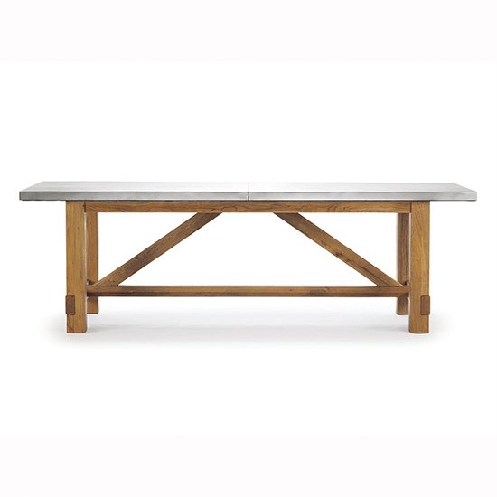 HALOBOSTON DINING TABLE 2400/WEATHERED OAK WITH AERO