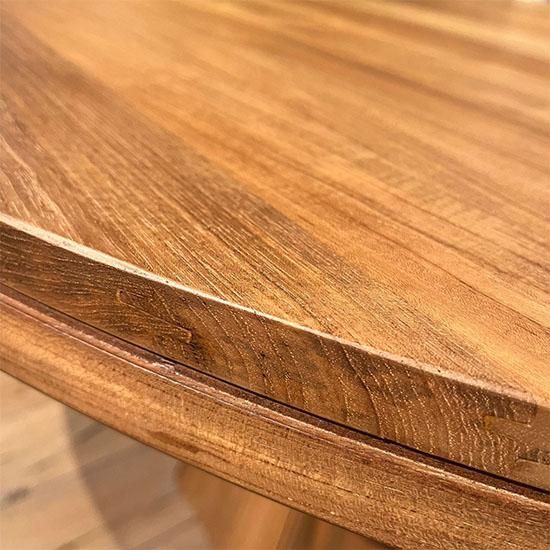 『2年保証』 お取り扱い終了のため20％OFF！】JATI WL ROUND DINING TABLE ダイニングテーブル