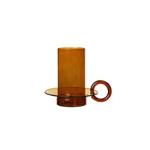 ASPLUND Luce Candle Holder Amber