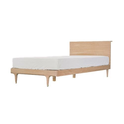 XANDER DESIGNSJULIE SEMI DOUBLE BED FRAME/WHITE OAK