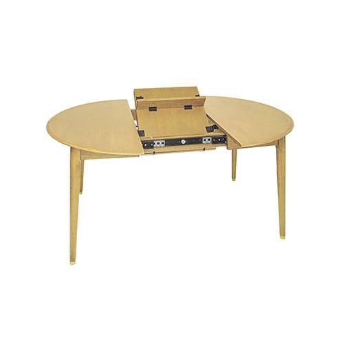 XANDER DESIGNS】JULIE ROUND EXTENSION DINING TABLE/WHITE OAK XANDER DESIGNS】JULIE ROUND EXTENSION DINING TABLE/WHITE OAK