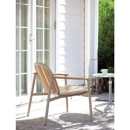 emu】TWINS LOUNGE CHAIR Alu-Teak - SHOP ASPLUND ebisu WEB
