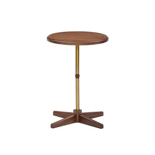 ecruxeLIEN ROUND SIDE TABLE / WALNUT