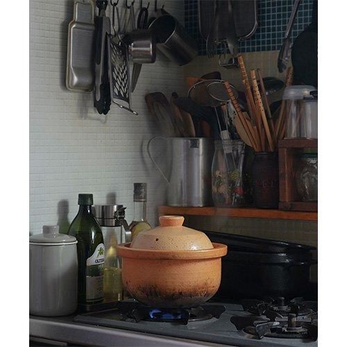 Homeland】信楽焼 米炊き釜 (3~4合) / 緋色 - SHOP ASPLUND