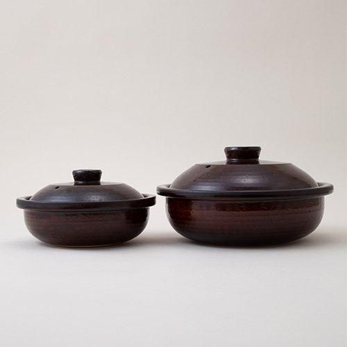 Homeland】信楽焼 土鍋 (大) / 飴色 - SHOP ASPLUND ebisu WEB