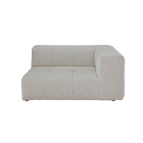 HALO TOLCO SECTIONAL RHF CORNER SOFA / FOREST BASKET WEAVE FLAX