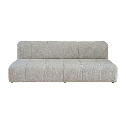 HALO TOLCO SECTIONAL 2P SOFA / FOREST BASKET WEAVE FLAX