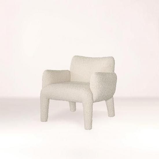 HALO MONZA ARM CHAIR / HIMALAYA WHITE