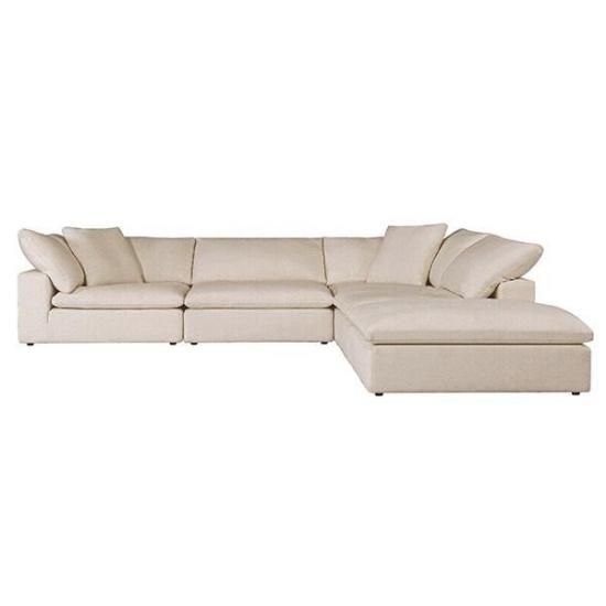 HALOLUSCIOUS SECTIONAL SET/WEIGHTY PURE FLAX