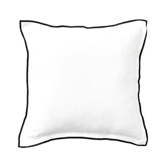 Sankara.Linen CUSHION COVER / White