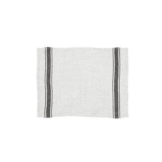 Sankara.STRIPE DISH CROSS / Black