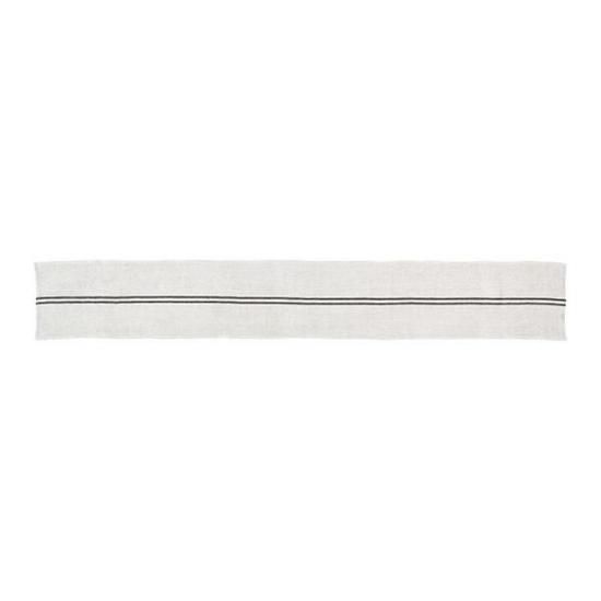 Sankara.W STRIPE TABLE RUNNER / Black