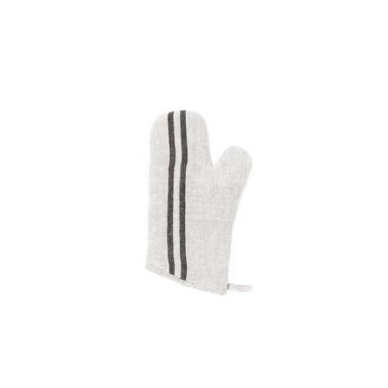 Sankara.W STRIPE MITTENS / Black