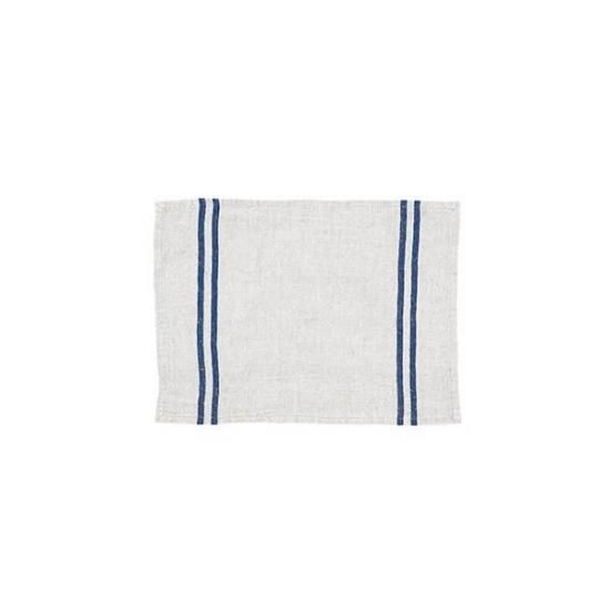 Sankara.W STRIPE LUNCHEON MAT / Navy