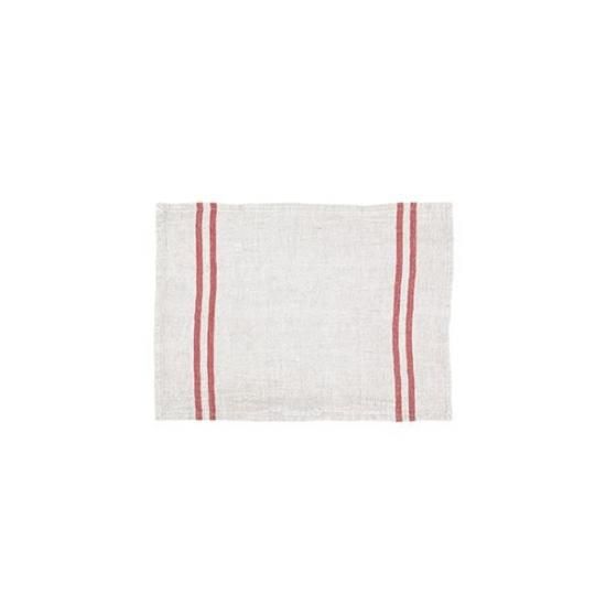 Sankara.W STRIPE LUNCHEON MAT / Red