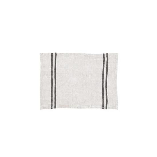 Sankara.W STRIPE LUNCHEON MAT / Black