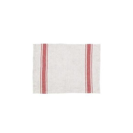 Sankara.STRIPE LUNCHEON MAT / Red