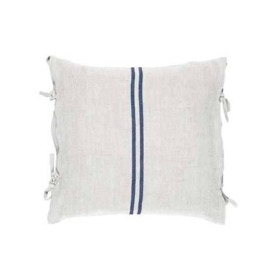 Sankara.W STRIPE CUSHION COVER / Navy