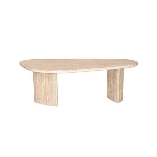 ecruxeTRAVERTINE COFFEE TABLE / hight-type