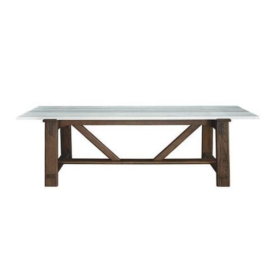 HALO-tICE BERG WOOD DINING TABLE