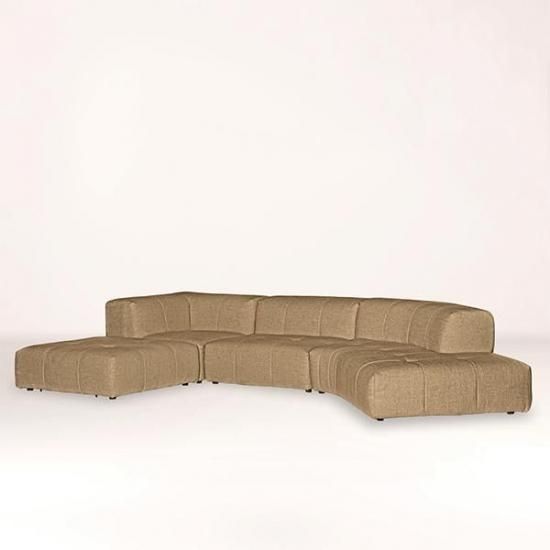 HALO TOLCO SECTIONAL SET / PACIFIC BASKET CARAMEL