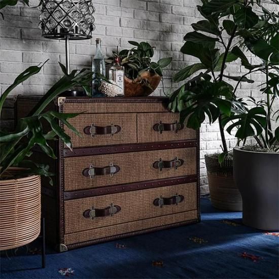 HALO-t】STONYHURST MEDIUM CHEST / ORIGINAL RATTAN - SHOP