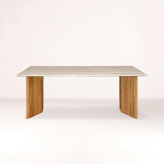 ecruxe】TRAVERTINE DINING TABLE - SHOP ASPLUND ebisu WEBショップ