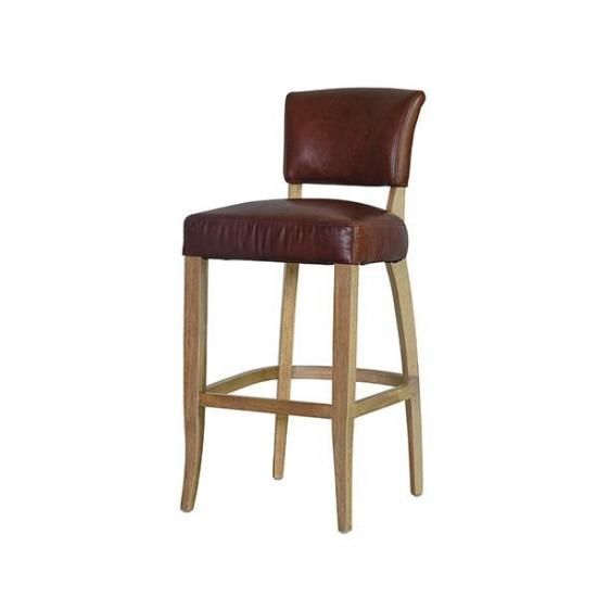 HALO-t MIMI BAR STOOL / WEATHERED OAK LEG ANTIQUE WHISKY
