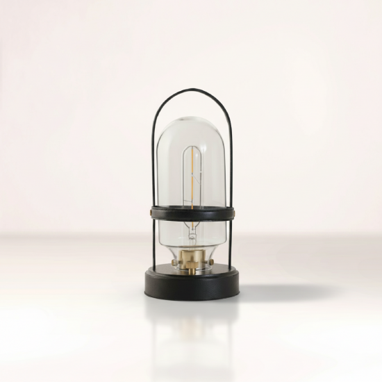 ecruxeCYLIN PORTABLE LAMP Black