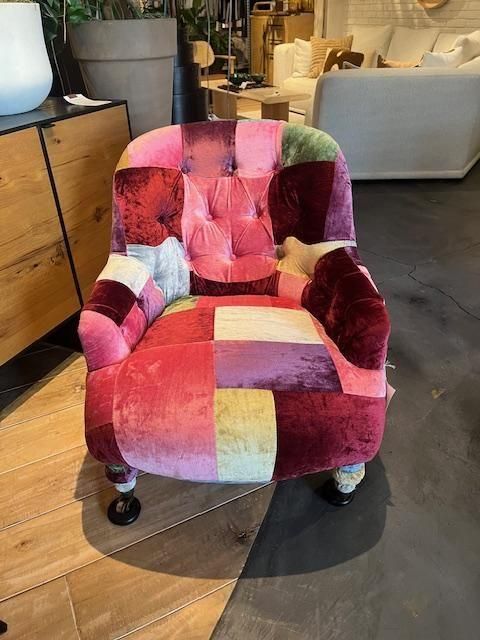 F様専用【HALO】ANNE CHAIR /VELVET PATCHWORK BOHEM - SHOP ASPLUND