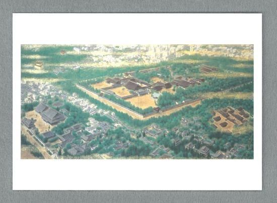 平山郁夫　平成洛中洛外図　右隻 絵はがき]平成洛中洛外（右隻） - 平山郁夫シルクロード美術館