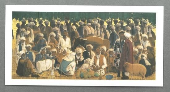 大判絵はがき] 中亜熱閙図 - 平山郁夫シルクロード美術館 ミュージアム