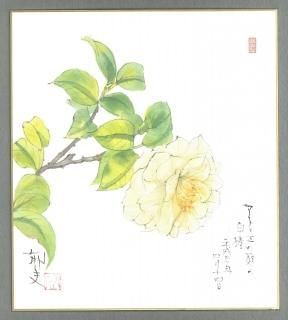 Amazon.co.jp: 色紙 日本画、平山 郁夫画伯複製3枚セット 室生寺