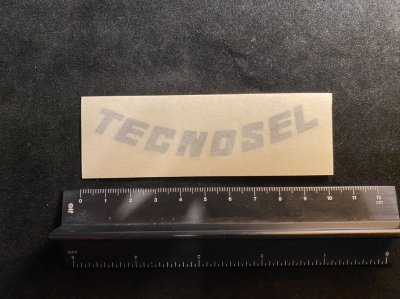 TECNOSEL　シートカウルデカール（フォガティ996Factory）